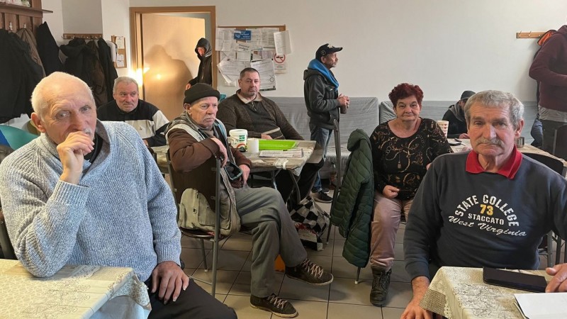 A tapolcai hajléktalanszállón ilyenkor telt ház van, de mindenkit be tud fogadni az intézmény  Fotó: Tóth B. Zsuzsa