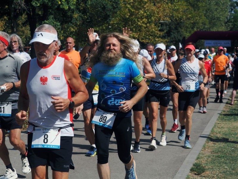 A magyar Forrest Gump több mint ötszáz kilométert teljesített a balatonfüredi hatnapos világbajnokságon Fotó: Nagy Lajos/Archív