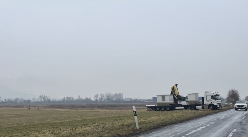 A város keleti szélén bevásárlóközpont létesül hamarosan. Aki arra járt a napokban, láthatta, hogy valami már épül a területen Fotó: Tóth B. Zsuzsa