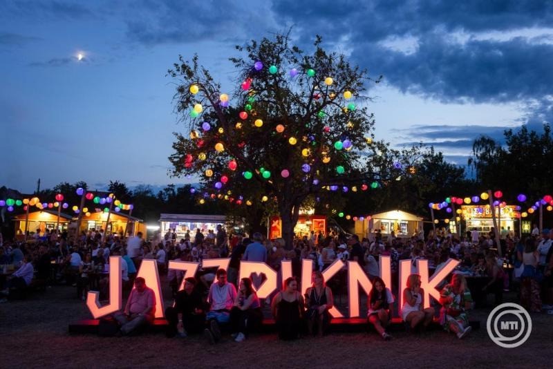 Résztvevők a Paloznaki Jazzpikniken 2025. augusztus 1-jén. MTI/Mohai Balázs